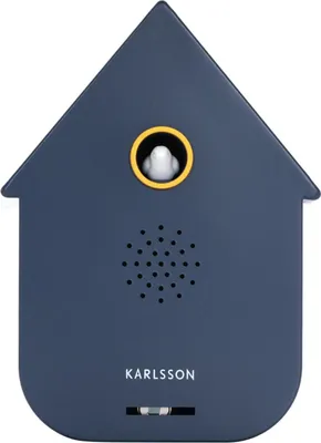 Produktbild von Karlsson - Ornament Sound Box Modern Cuckoo - Blau - 12x7.5x11.5cm