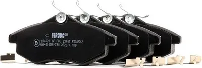Produktbild von FERODO Bremsbeläge Satz Vorne für CITROËN C3 I Schrägheck (FC, FN) FDB1542