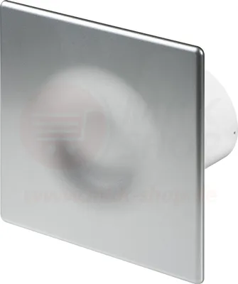 Produktbild von Wohnraumlüfter Lüfter Badlüfter Deckenlüfter Ventilator Badventilator Ø 100 mm Feuchtesensor / Hygrostat silber satiniert