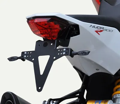 Image de ZIEGER Classic Support de plaque d'immatriculation compatible avec Husqvarna Nuda 900