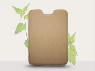 Produktbild von Networx Ramie Sleeve, für MacBook Pro 14', asiatische Brennnessel, beige