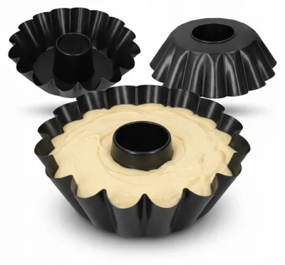 Produktbild von Napfkuchenform mit Kamin 25 cm geriffelt Antihaft Backform