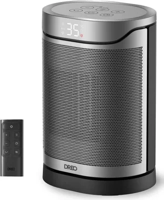 Immagine prodotto di Stufa per ambienti - IperVetroceramica - 1500 W - Dreo - Riscaldatore 318 - Colonna - Nero
