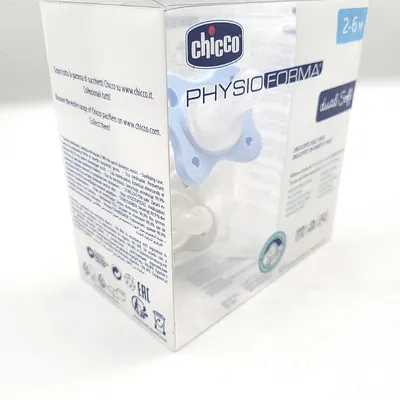 Imagen del producto de CHICCO Chupete Suave Doble, Azul, para bebés de 2 a 6 meses, 2 unidades