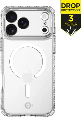 Produktbild von ITSKINS Level 2 HybridMagClear R Durchsichtig iPhone 17 Pro Max MagSafe Hülle Hardcase Backcover Stoßfest - Transparent