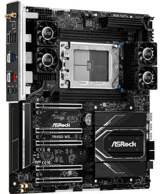 Zdjęcie produktu dla Asrock TRX50 WS, AMD, Socket sTR5, AMD Ryzen Threadripper 1000 Series, DDR5-SDRAM, 1 TB, DIMM