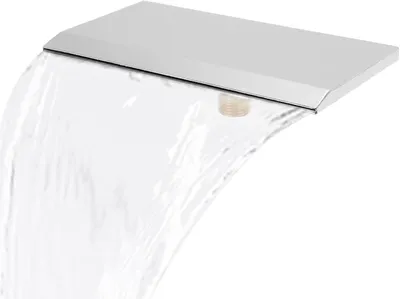 Produktbild von Gartenteich Wasserfall 19 cm, G1/2 Außengewinde, Edelstahl, für Außenbereich