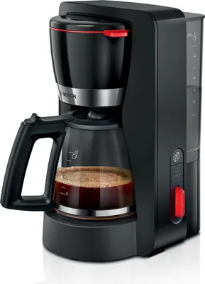 Image de Bosch TKA4M233, Cafetière filtre, 1,37 l, café moulu, 1200 W, noir