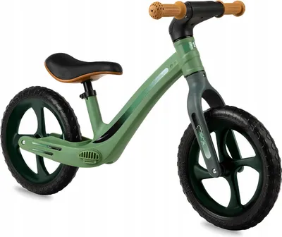 Produktbild von MoMi MIZO 12" Kinderlaufrad - Leicht, Ergonomisch, Grün - Neu &