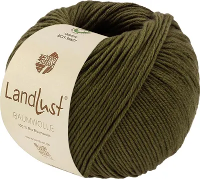 Produktbild von Lana Grossa - Landlust Baumwolle GOTS 0032 moosgrün