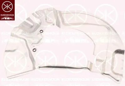 Produktbild von KLOKKERHOLM Spritzblech Bremsscheibe für BMW 5 Limousine (E60) Vorne Rechts 0066378 Ankerblech
