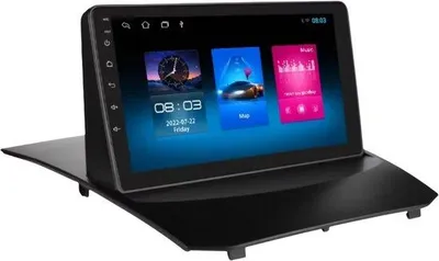 Immagine prodotto di Autoradio con Bluetooth e CarPlay per Ford Fiesta Mk7 (2009-2017) - Compatibile con Apple e Android - Impianto stereo - Sistema di navigazione - 1 GB/16 GB