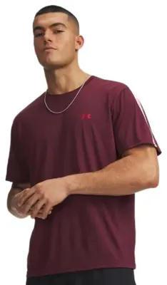 Productafbeelding van Under Armour Tech Taping T-shirt met korte mouwen, paars, maat M, voor dames, paars, maat M