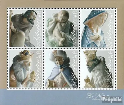 Produktbild von Briefmarken Gibraltar 2007 Mi Block82 (kompl.Ausg.) postfrisch Weihnachten Krippenfiguren