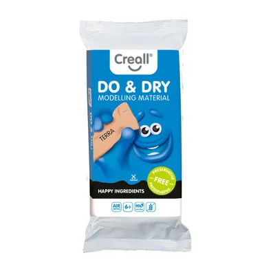 Image de Creall Do&Dry Pâte à modeler sans conservateur Terra, 500gr.