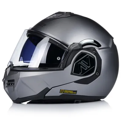 Obrázek produktu pro Výklopná přilba se sluneční clonou | LS2 FF906 ADVANT | Motocyklová přilba výklopná helma 180º | Motocyklová přilba skládací | Certifikát ECE 22.06 | XS (53-54cm)