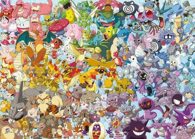 Zdjęcie produktu dla RAV Challenge Puzzle - Pokemon 1000 15166 - Ravensburger 15166 - (Zabawki / Gry planszowe / karciane, puzzle)