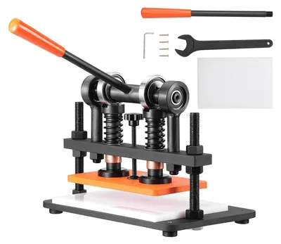 Image de Presse à découper manuelle - Presse à gaufrage - Machine à découper le cuir - Presse à embosser - Machine à poinçonner