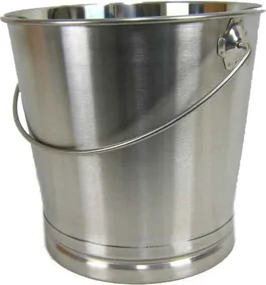 Produktbild von Eimer Kücheneimer Futtereimer Milcheimer Sektkühler Eis-Eimer Edelstahl 14 Liter