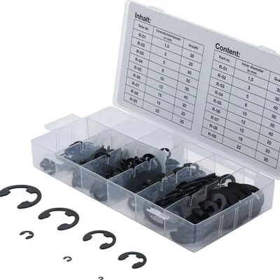 Image de Assortiment de circlips de 1,5 à 22 mm, 300 pièces