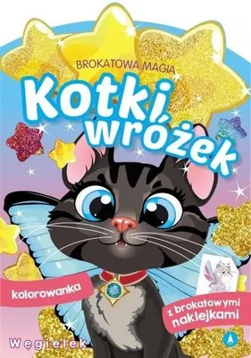 Imagen del producto de Brokatowa Kolorowanka dla dzieci - Kotki Wróżek Węgielek