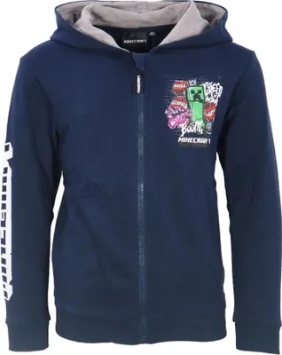 Produktbild von Minecraft Creeper TNT Kinder Hoodie Kapuzenpullover Pulli Pullover – Schwarz / 116