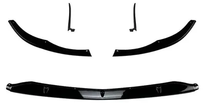 Produktbild von Mercedes C-Klasse W205 C205 S205 2015-2022 - Frontstoßstange Lippe Spoiler - Diffusor Bodykit - passend für C63 AMG - glänzend Schwarz