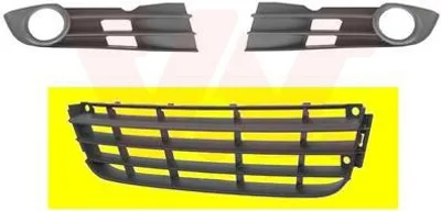 Produktbild von VAN WEZEL Lüftungsgitter Grill Stoßfänger für VW TOURAN (1T1, 1T2)