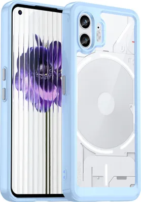 Obrázek produktu pro Pouzdro pro Nothing Phone (2) průhledné, nárazuvzdorné TPU silikonové ochranné pouzdro modré
