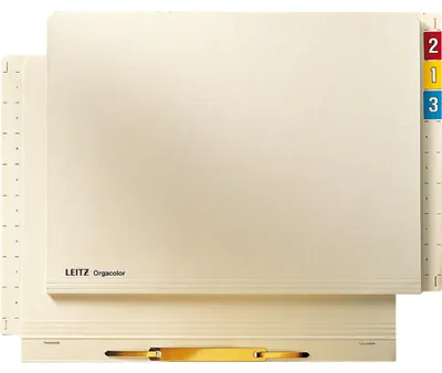 Zdjęcie produktu dla Segregator Leitz 2442-00-11 2442 Orgacolor® - karton Kraft, ircha