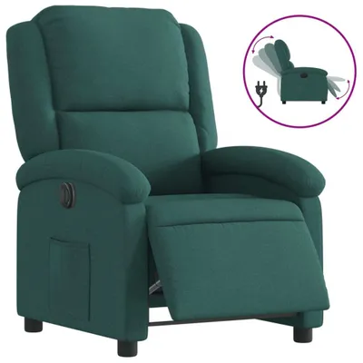 Obrázok produktu pre vidaXL Relaxačné kreslo Electric Tmavo zelená látka