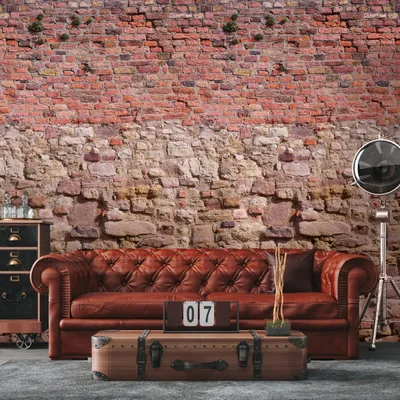 Obrázek produktu pro Profhome 392461-GU Fotovliestapete Ziegelstein matt rot braun beige 1,59 m x 2,8 m