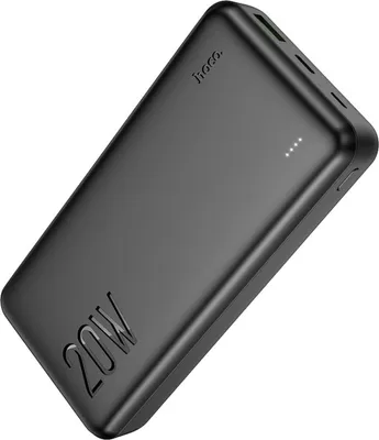 Produktbild von HOCO 20.000mAh Externer Akku Powerbank PD20W + QC3.0 J87A Schwarz