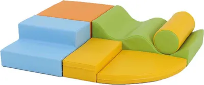 Image de IGLU Soft Play cubes en mousse géants avec antidérapant 6 PIÈCES. (multicolore)