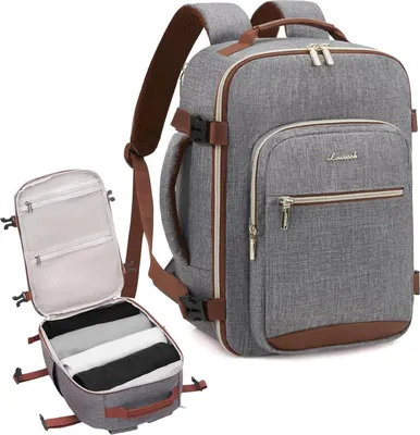 Image de Sac à dos pour bagages à main 40x20x25 pour avion Ryanair, femmes hommes, 14 pouces
