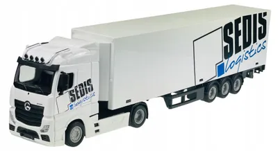 Produktbild von Bburago Mercedes-Benz Actros LKW mit Gabelstapler 1:43