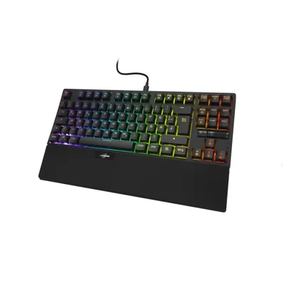 Zdjęcie produktu dla Hama Exodus 860 Mechanical, Przewodowa, USB, Mechaniczna, QWERTZ, RGB LED, Czarny
