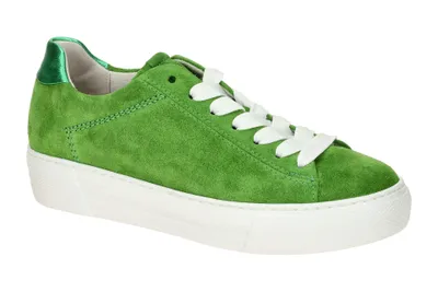 Produktbild von Gabor 46.460 Damenschuhe - Halbschuhe - Sneaker grün Freizeit NEU