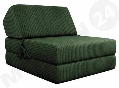 Produktbild von MIRJAN24 Sofa Kevin Cord mit Schlaffunktion, Schlafsofa, Bettsessel, Klappmatratze (Farbe: Poso 14)