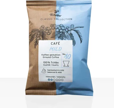 Produktbild von Tchibo Cafe Classic Mild - 75 x 70g Kaffee gemahlen, Filterkaffee, 100% Arabica