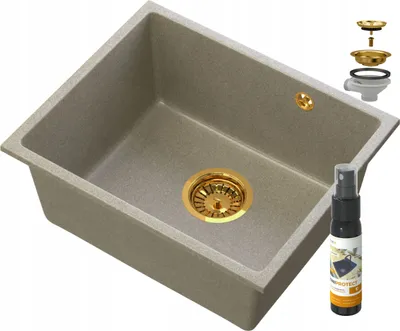 Produktbild von Manado Braun Unterbauspüle Gold50