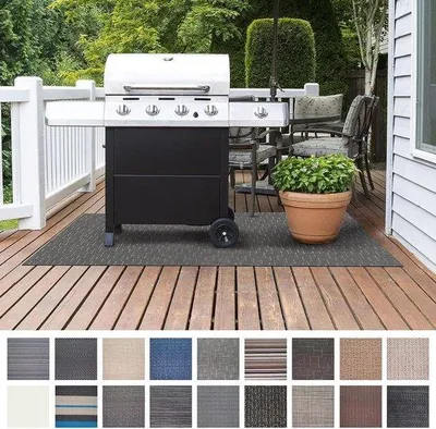 Obrázok produktu pre Vinylová podložka pod gril – 90 x 180 cm – nehorľavá – Siena