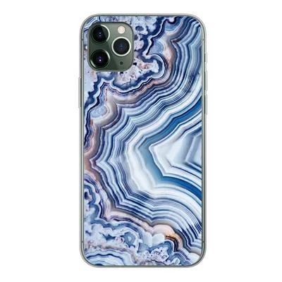 Produktbild von MuchoWow® Handyhülle Schutzhülle Hülle für iPhone 11 Pro Max Natursteine - Abstrakt - Chic Silikon Softcase Handy Hülle - Schutz