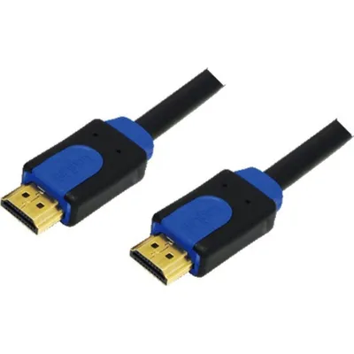 Produktbild von LogiLink CHB1103, 3 m, HDMI Typ A (Standard), HDMI Typ A (Standard), 8,16 Gbit/s, Schwarz, Blau