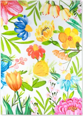 Image de Excelsa torchon Blooming coton 50x70 cm multicolore