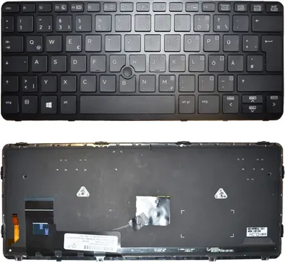 Produktbild von HP Tastatur Elitebook 720 G1 G2 725 820 mit Backlight Rahmen Trackpoint schwarz