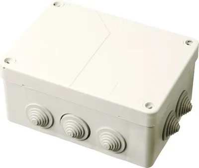 Produktbild von Spelsberg Feuchtraum Verbindungsdose IP55 HP150 HxBxT 119x164x77 mm grau mit Stufennippel