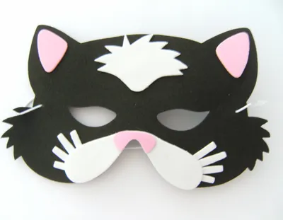 Produktbild von Maske Katze f. Kindergeburtstag Karneval Fasching Tier Tiere Masken Theater Bauernhof Katzen