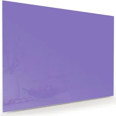 Produktbild von Glasbild 120x90cm in XXL für Wohnzimmer, Schlafzimmer Motiv Violetter Hintergrund I