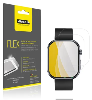 Image de 2x Film de protection d'écran pour YUPENG ET587, recouvre 100% de l'écran, dipos Flex